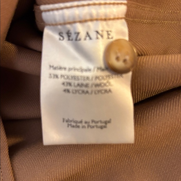 Sezane Tan Button Down Shirt - Picture 14 of 14